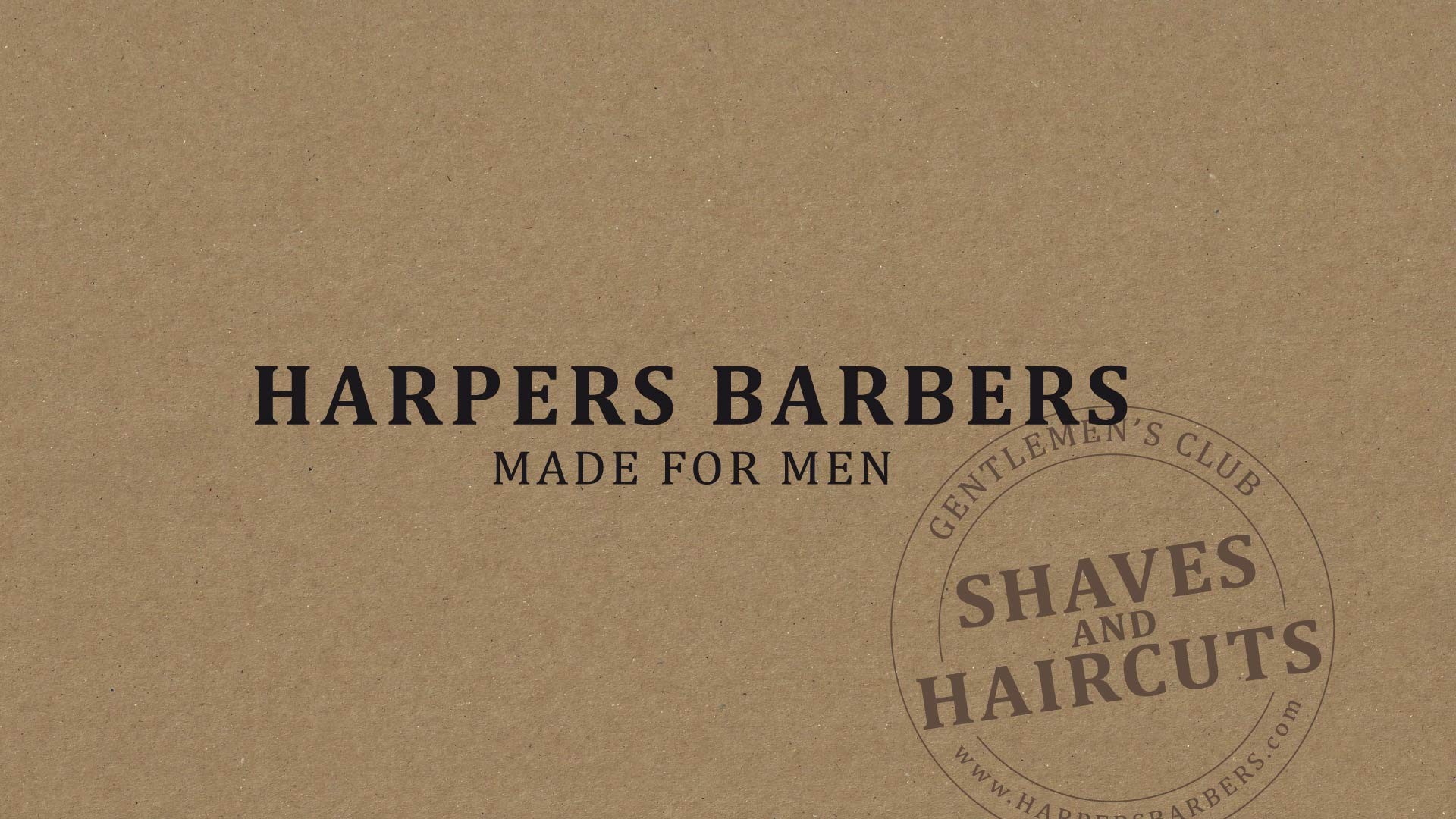 Corporate Design »Harpers Barbers«