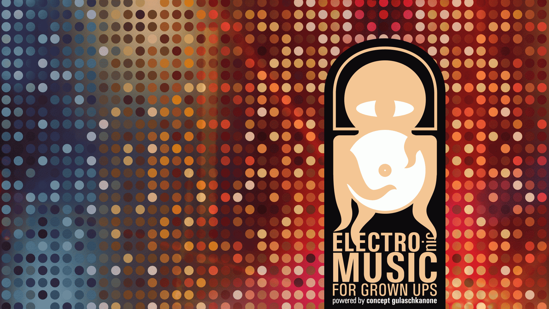 Logo electronic music for grown ups