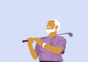 Golfspieler II